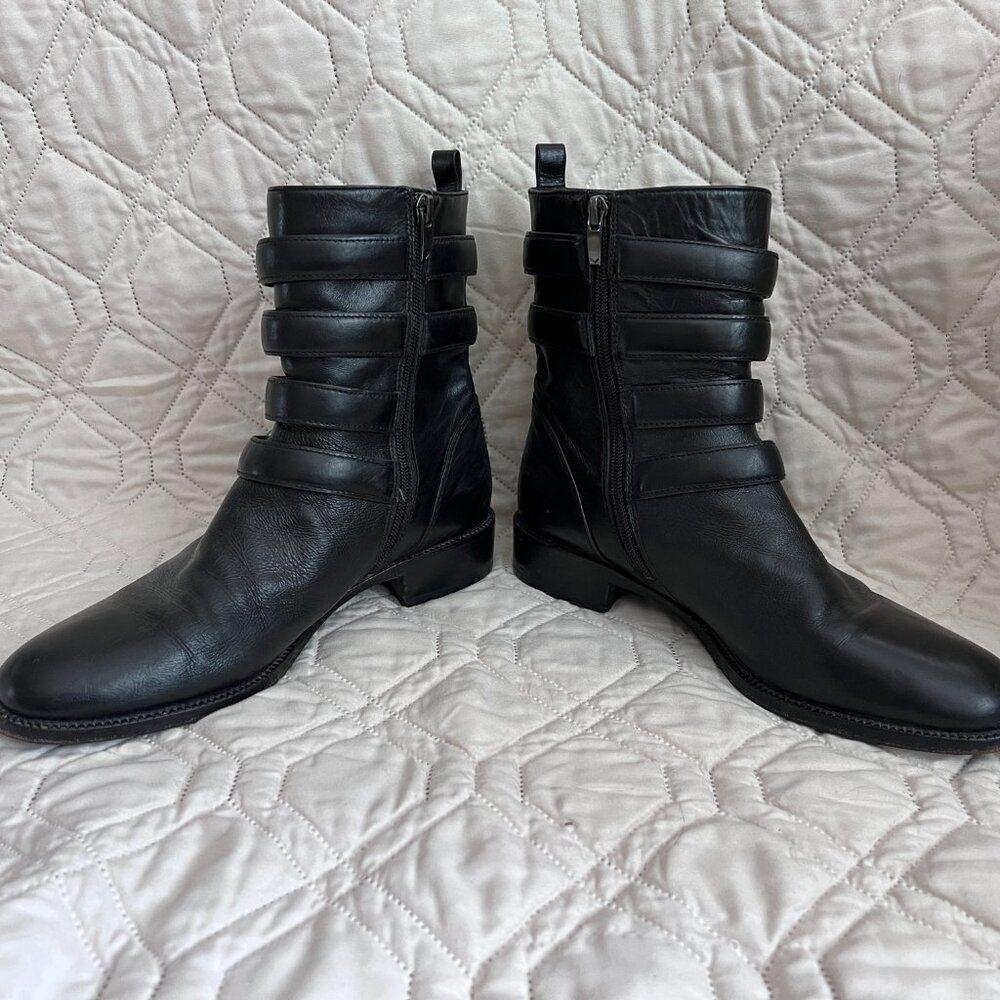 Via Spiga Black buckle boots - Picture 3 of 10